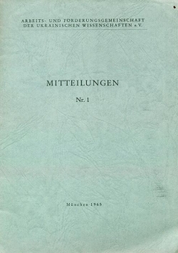 MITTEILUNGEN Nr. 1