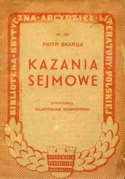 Piotr Skarga. Kazania sejmowe