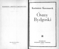 Kazimierz Kaczmarek. Osmy Bydgoski