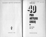 EDMUND GINALSKI. 40 PULK ARTYLERII LEKKIEJ