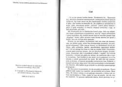 Wlodzimierz Odojewski. Zabezpieczanie sladow